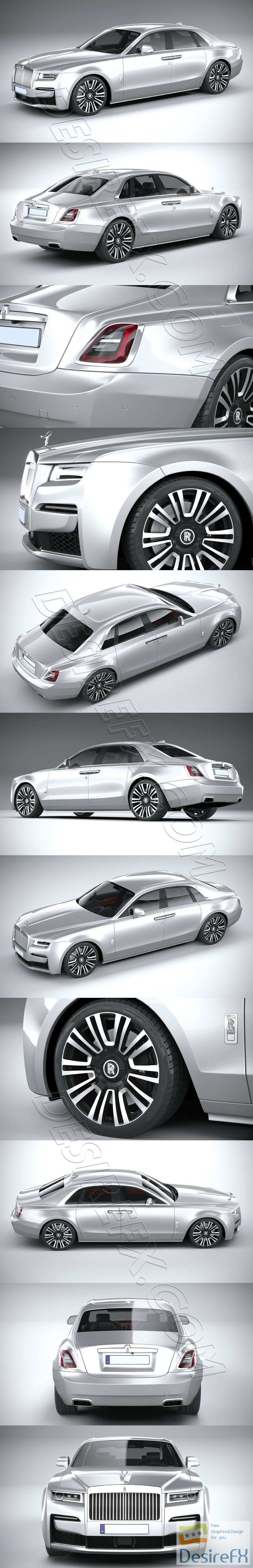 Rolls-Royce Ghost 2021 3D Model