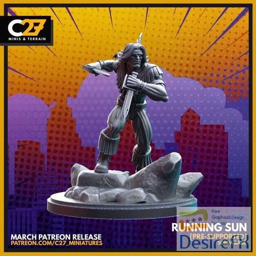 Running Sun – 3D Print