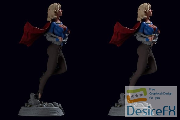 Supergirl 3D Print