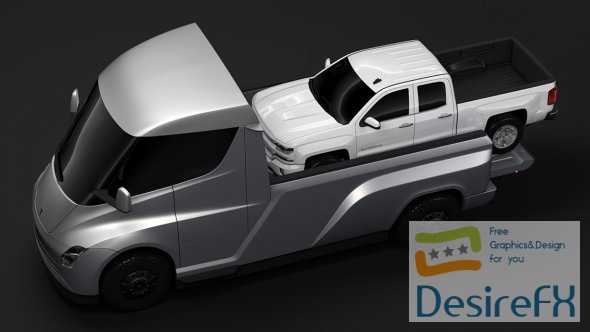 Tesla Pickup 2020 3D