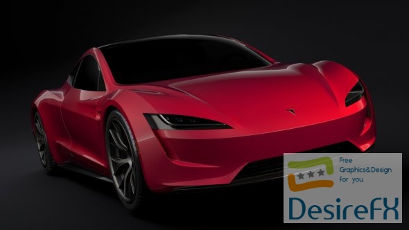 Tesla Roadster 2020 3D