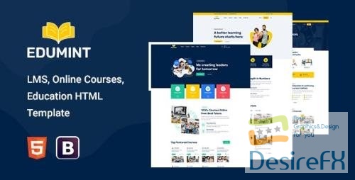 ThemeForest - Edumint - LMS, Online Courses, Education HTML Template 32018278