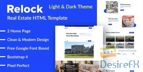 ThemeForest - Relock - Creative Real Estate One Page HTML Template 36564208