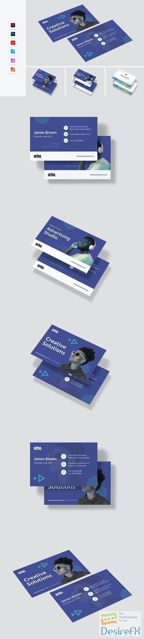 Urho Creative Studio Business Card Template