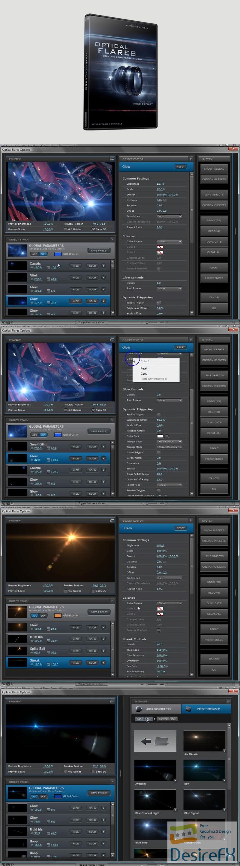 Video Copilot – Optical Flares v1.3.8 Build 168 With Presets (WIN+MAC)