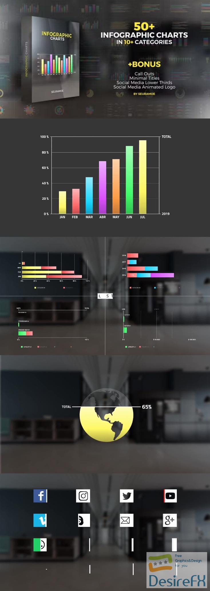 Videohive - Infographic Charts - 23134724