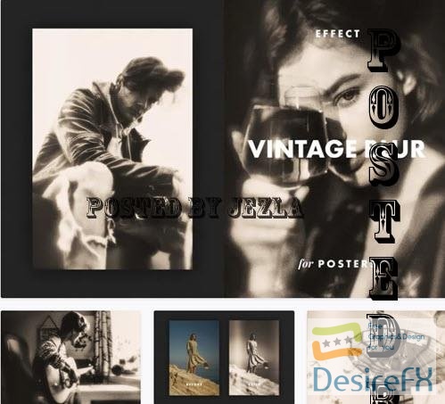 Vintage Blur Effect for Posters - 7434315