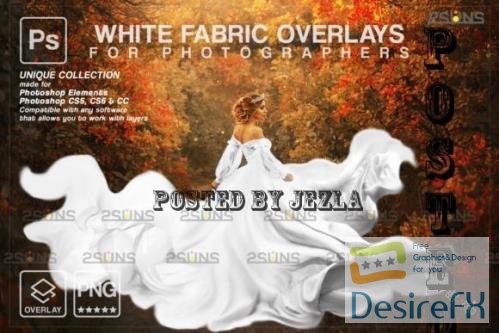White Flying dress overlay photoshop - 7394437