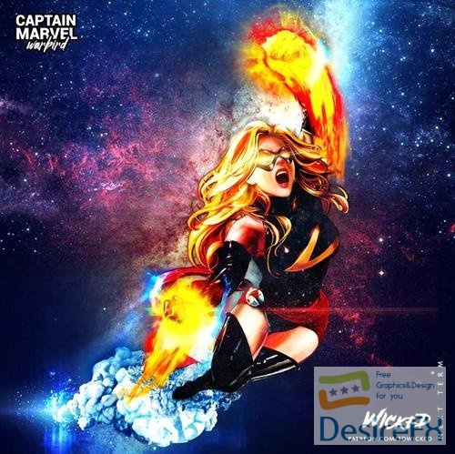 Wicked - Captain Marvel – 3D Print