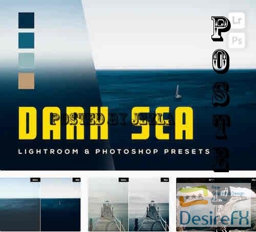 6 Dark Sea Lightroom and Photoshop Presets