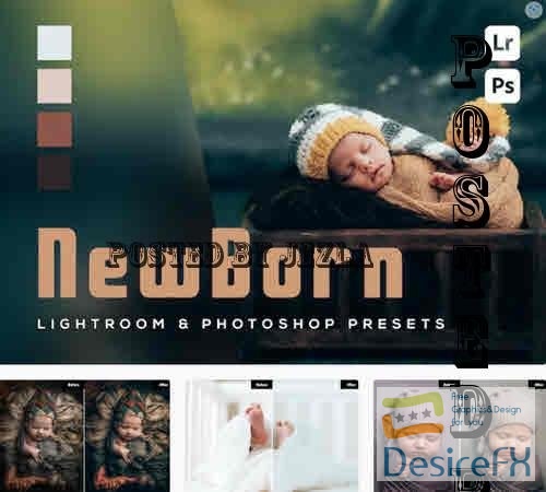6 NewBorn Lightroom and Photoshop Presets