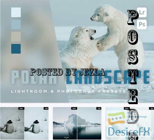 6 Polar Landscape Lightroom and Photoshop Presets - EPGPYNQ