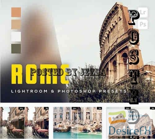 6 Rome Lightroom and Photoshop Presets