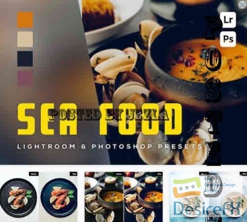 6 Sea Food Lightroom and Photoshop Presets