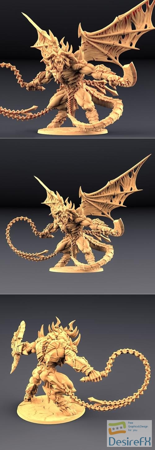 AG Epic Boss - Baalzrodan the Demon King – 3D Print