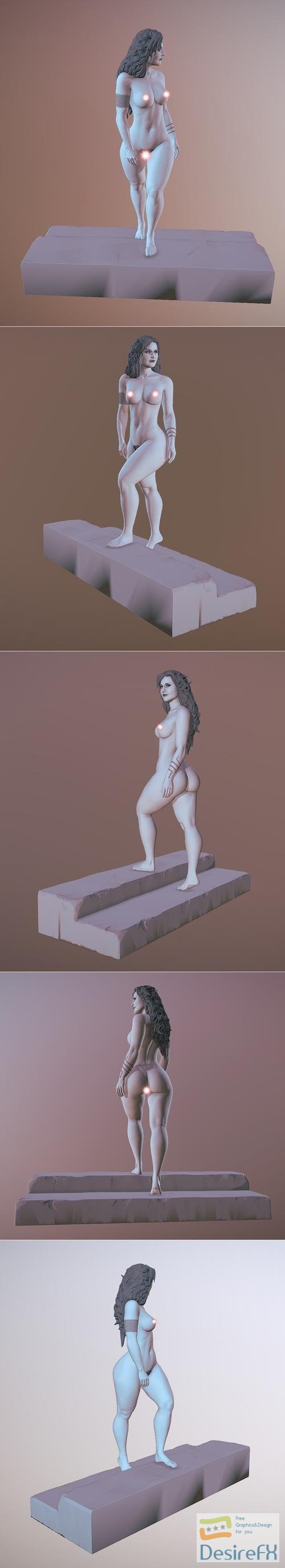Amazon Woman – 3D Print