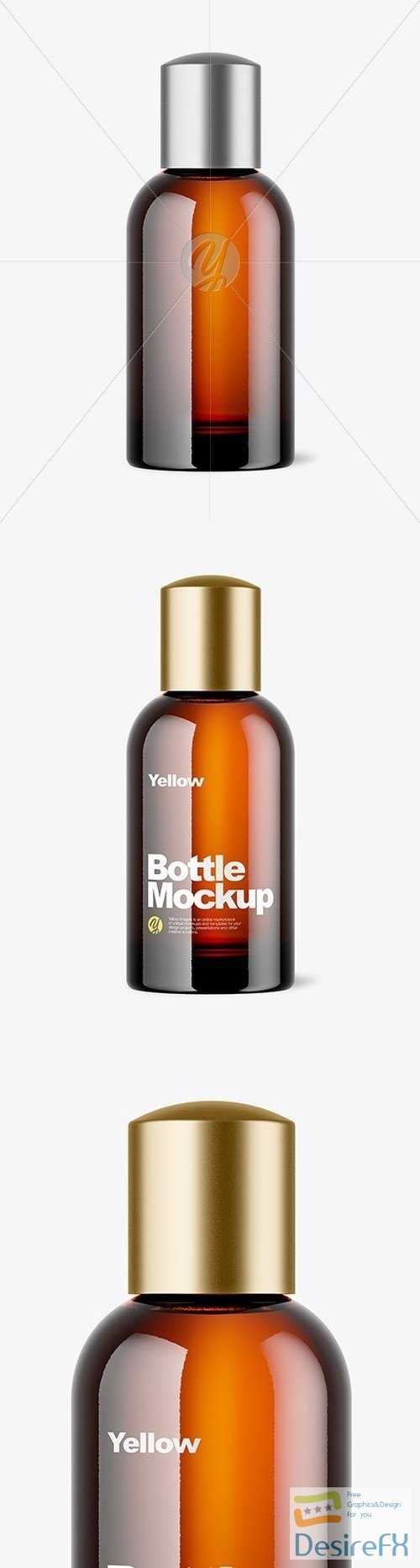 Amber Bottle Mockup 48414