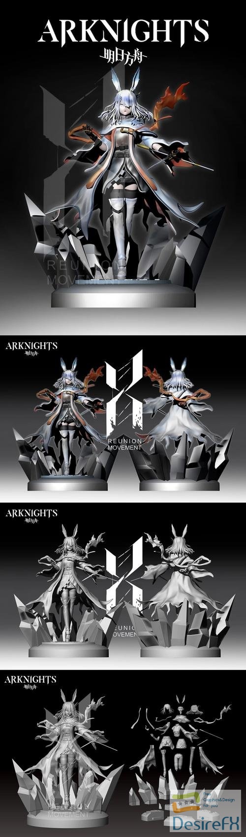 Arknights Frostnova – 3D Print