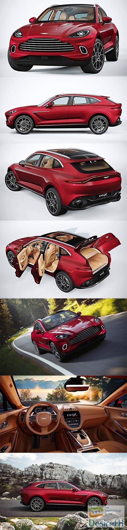 Aston Martin DBX 2021 3D Model