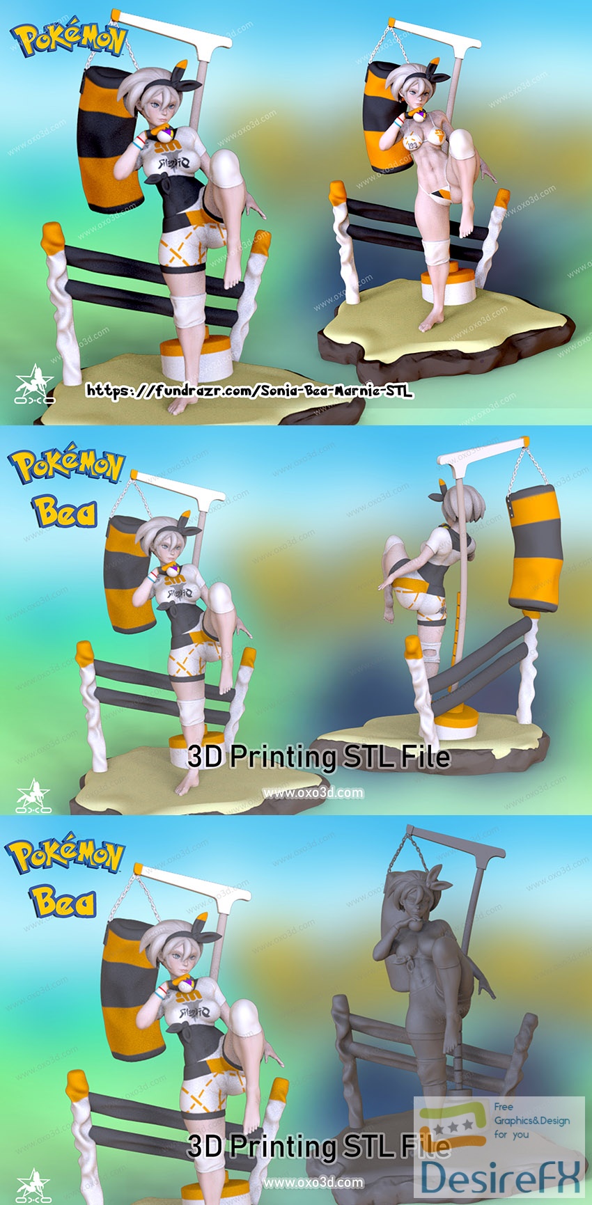 Bea Pokemon 3D Print