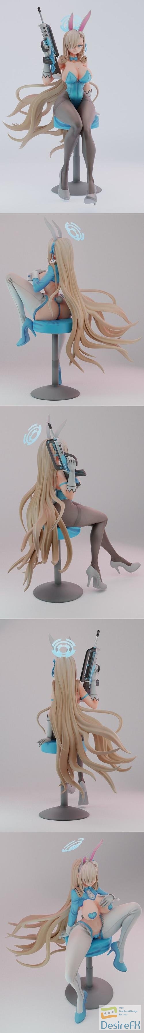 Blue Archive Asuna and NSFW Version – 3D Print
