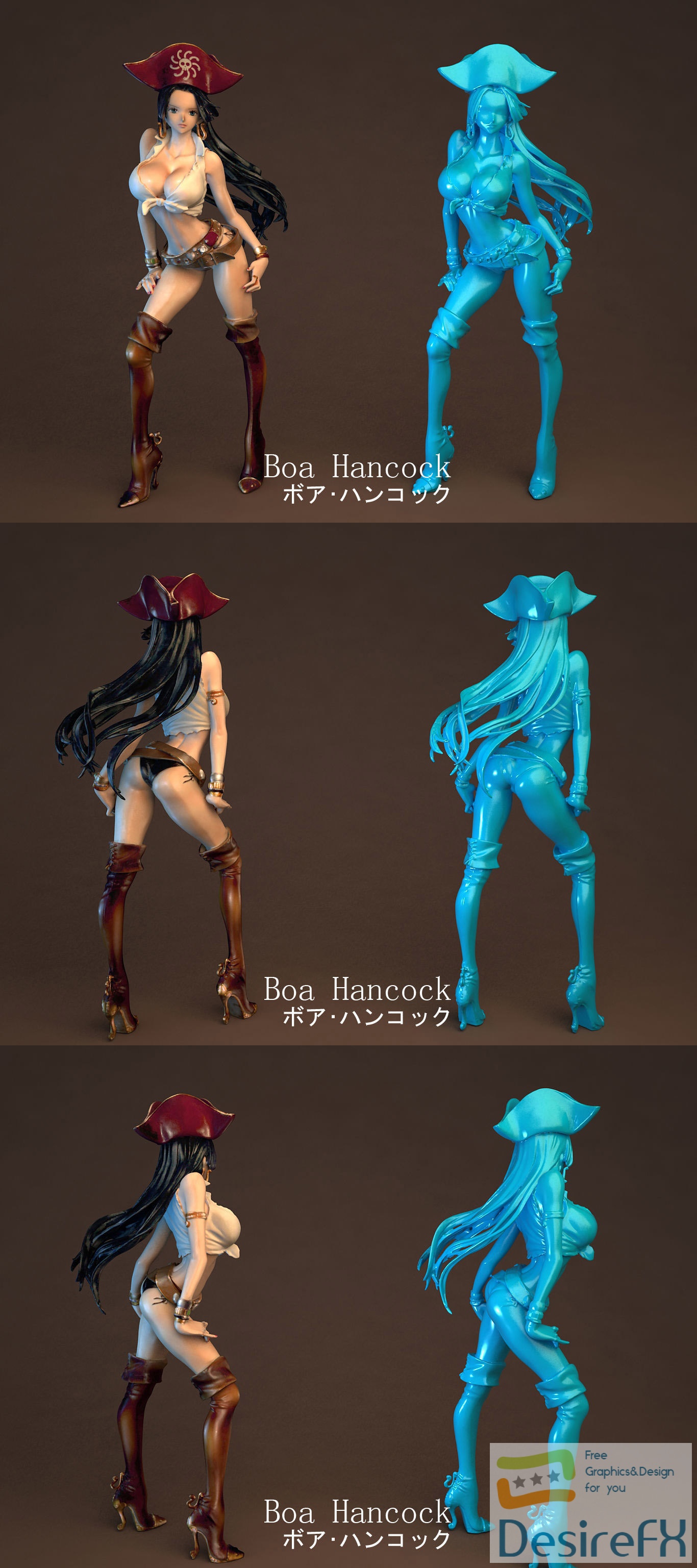 Boa Hancock 3D Print