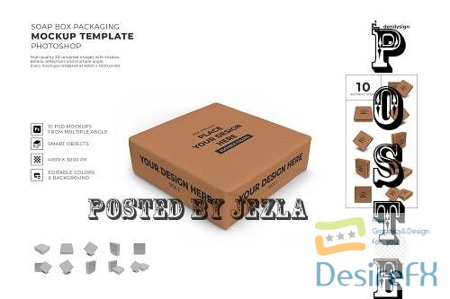 Box Packaging Mockup Template Bundle - 2069518
