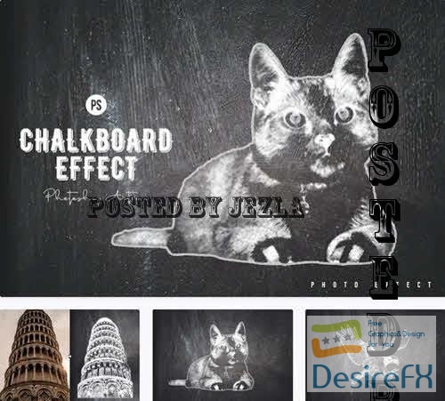 Chalkboard Effect Action - PGA4P22
