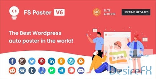 CodeCanyon - FS Poster v6.0.1 - WordPress Auto Poster & Scheduler - 22192139 - NULLED