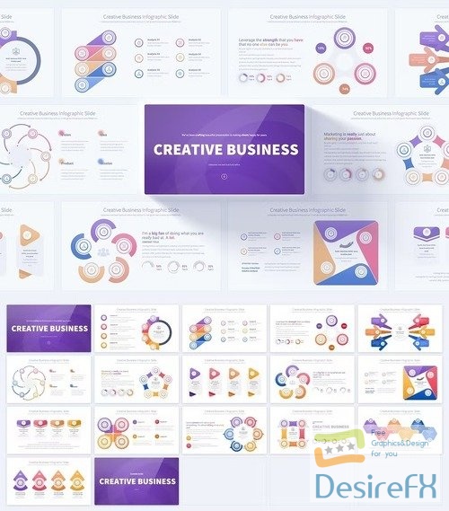 Creative Business - PowerPoint Infographics Slides