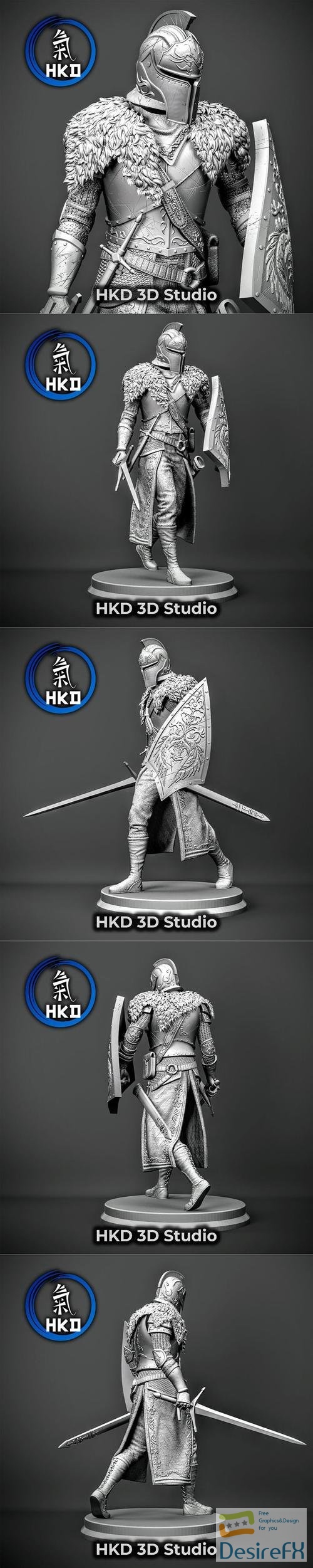 Dark Souls Faraam Knight Fanart – 3D Print