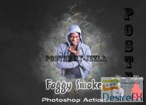 Foggy Smoke Photoshop Action - 7477665