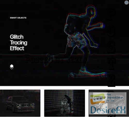 Glitch Tracing Effect - 7517580