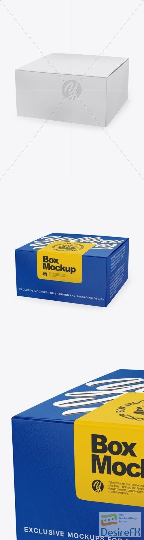 Glossy Box Mockup 48724
