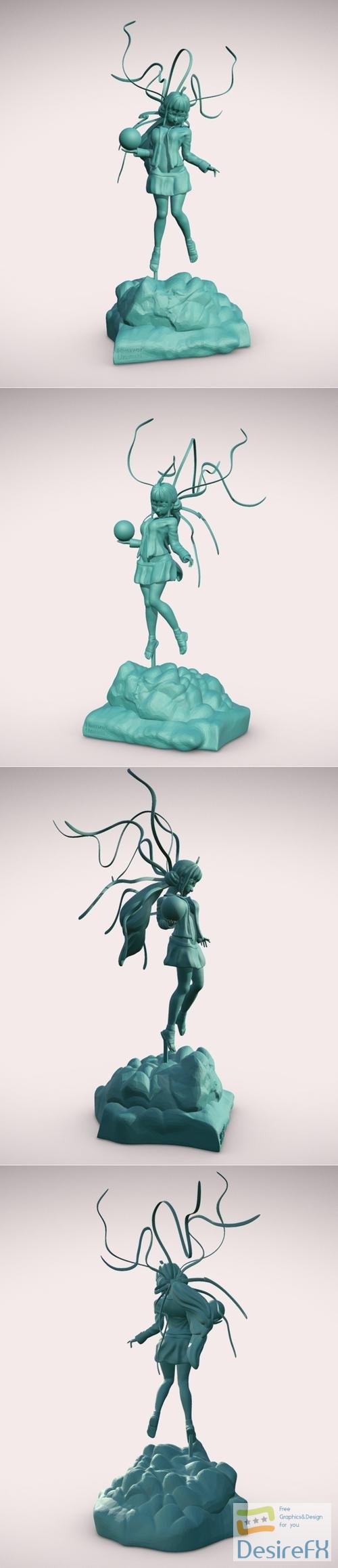 Himawari Uzumaki – 3D Print