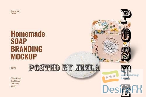 Homemade Soap Branding Mockup - 7497511