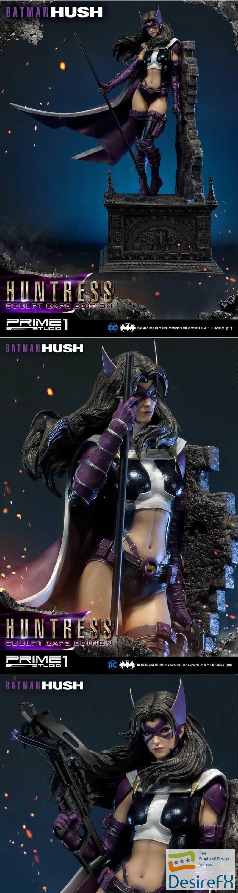 Hush Huntress 3D Print