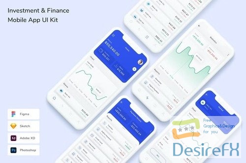 Investment & Finance Mobile App UI Kit