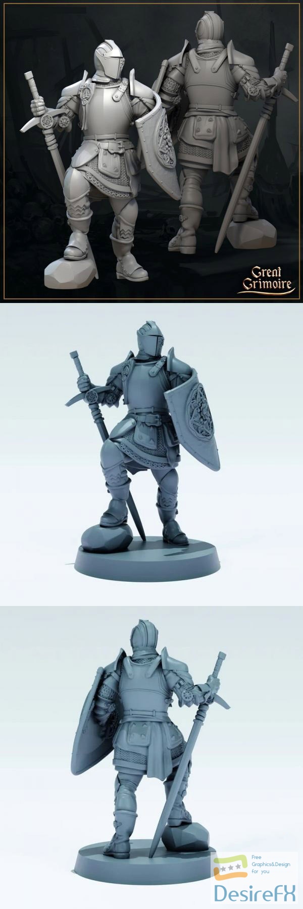 Knight Templar 3D Print