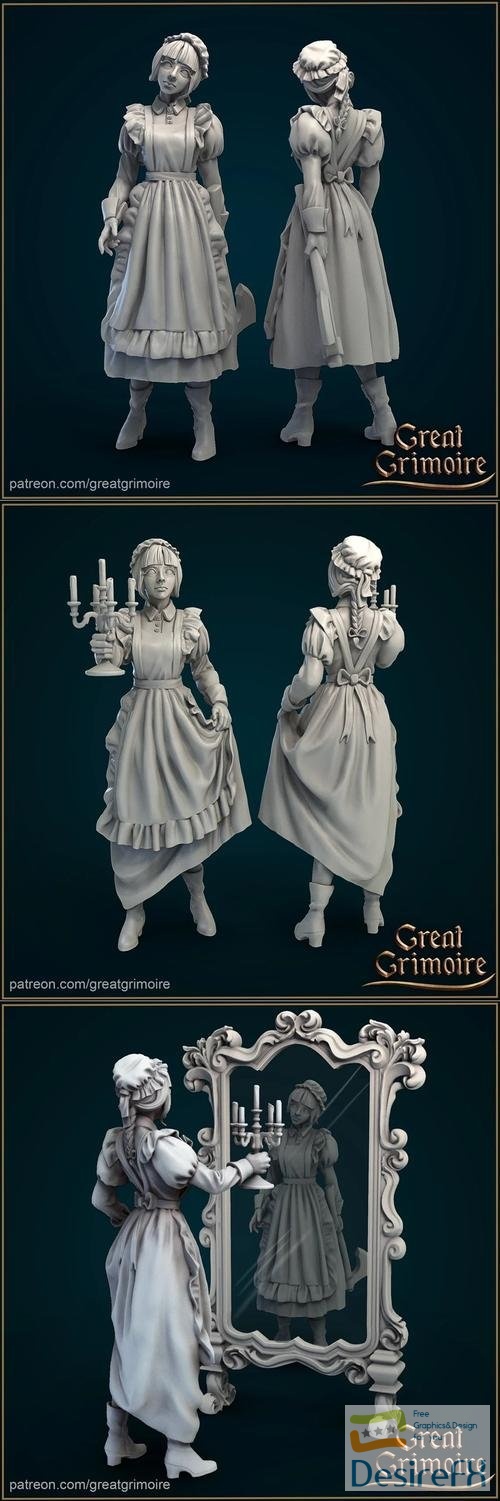 Lucy (Maid in the Mirror) – 3D Print