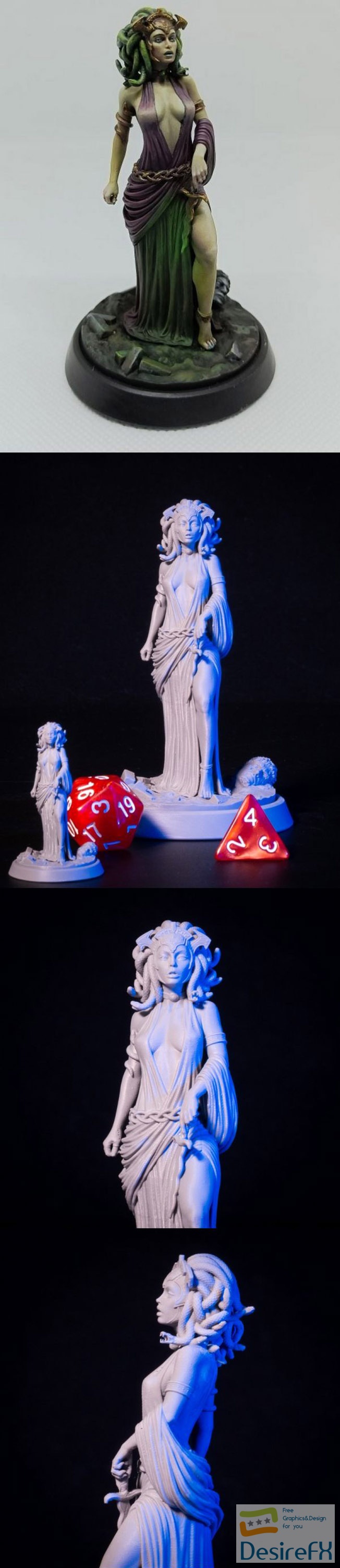 Medusa 3D Print Model