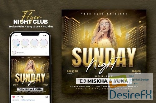 Night Club Flyer - Miskha