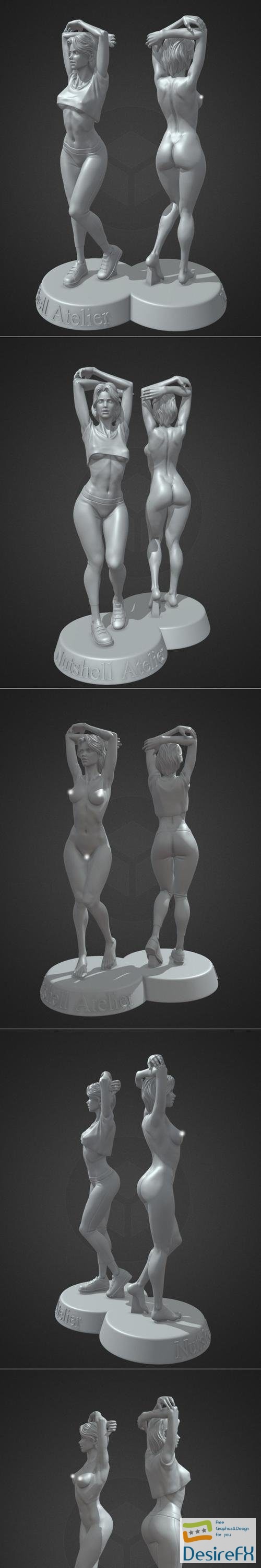 Nutshell Atelier Pose 01 – 3D Print