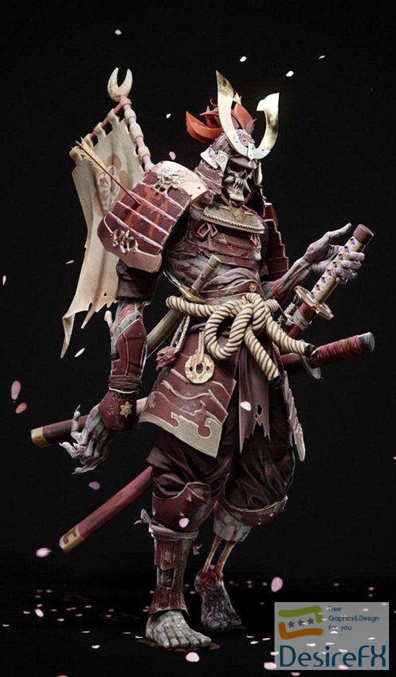Ghost Samurai 3D Print
