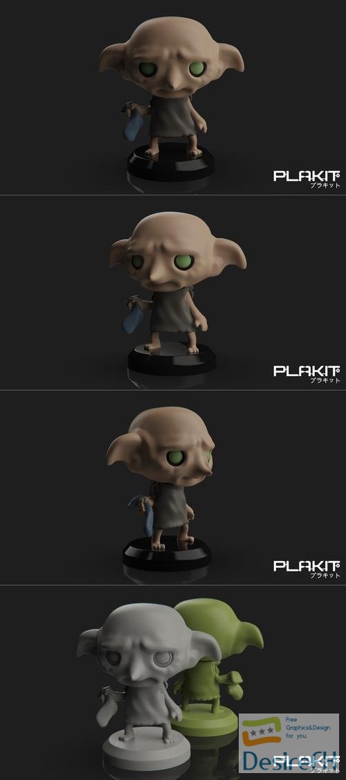 PlaKit Harry Potter Dobby – 3D Print