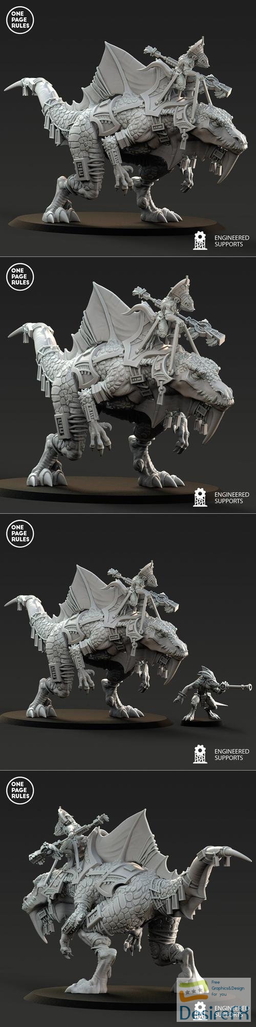 S - Spinosaurus – 3D Print