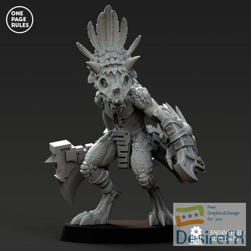 Saurian Gecko Chief – 3D Print