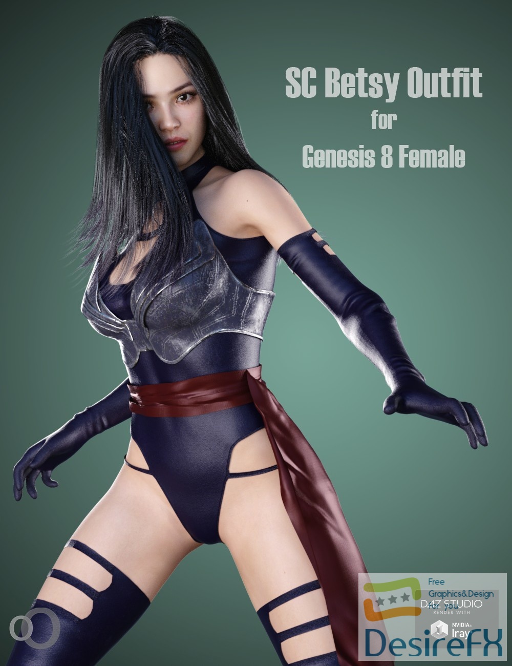 SC Betsy Outfit for Genesis 8 Female