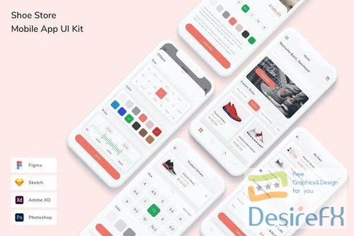 Shoe Store Mobile App UI Kit