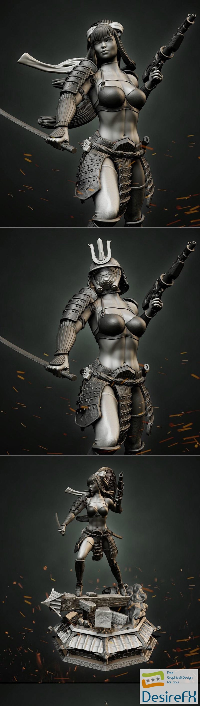 Stormtrooper Samurai Star Wars 3D Print